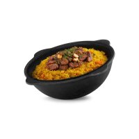 Ø36 Uchag 2mm Stahl Utschak Utschag Campingofen 12L Kazan Rund Kasan Feuerstelle Feldküche Außenküche Eintopfofen Gulaschkanone