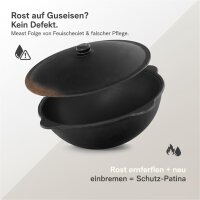 Ø44 Uchag 2mm Stahl Abzugsrohr 16L Kazan Gusseisen Feuerstelle Feldküche Utschak Utschag Kasan Campingofen Außenküche Eintopfofen