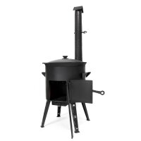 Ø44 Uchag 2mm Stahl mit Abzugsrohr 22L Kazan...