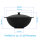 Ø44cm Uchag 2mm stahl Utschak Feuerstelle Utschag Campingofen 22L Kazan Kasan (flacher Boden) Feldküche Außenküche Eintopfofen mit Schaumkelle Suppenkelle Grillfächer