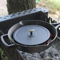 Burgerpresse Gusseisen Ø19,5 cm Grillpresse Burger Smasher Pressdeckel Fleischpresse Fleischbeschwerer Smasher Burgereisen