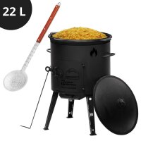 Utschak Feuerofen mit Gusseisen Topf 22 L Uchag Asia...
