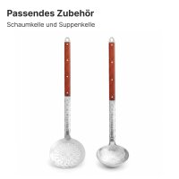 Utschak Ø49cm 2mm Stahl Feuerofen mit Abzugsrohr Aschekasten Gusseisen Kazan 22L Set Outdoor Küche Campingofen Feldküche Dutch Oven BBQ Lagerfeuer Eintopfofen