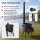 Utschak Ø49cm 2mm Stahl Feuerofen mit Abzugsrohr Aschekasten Gusseisen Kazan 22L Set Outdoor Küche Campingofen Feldküche Dutch Oven BBQ Lagerfeuer Eintopfofen