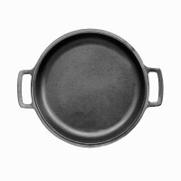 Ø36 cm Deckel-Bratpfanne aus Gusseisen...