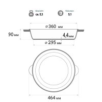 Ø36cm Uchag 2mm Stahl Gusseisenpfanne Bräter Schmortopf Feuerstelle Utschak Utschag Campingofen Grillfächer Pfannenwender Feldküche Außenküche