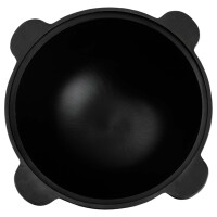 Ø36cm Uchag 2mm Stahl Utschak Utschag Feldküche 12L Kazan Kasan Feuerstelle Campingofen Außenküche Eintopfofen mit Schaumkelle Suppenkelle Grillfächer