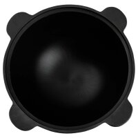 Ø36cm Uchag 2mm Stahl mit Abzugsrohr 12L Kasan Guseisen Feuerstelle Kazan WOK Utschak Utschag Feldküche Campingofen Außenküche Eintopfofen mit Schaumkelle Suppenkelle Grillfächer