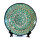 Usbekische Rischtan Lagan 42 cm Oriental Ljagan Kora Kalam Keramik Schale Plate Glasur Teller Handarbeit Nr.3 dekorativ