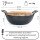 Gusseisen Wok 5 L mit Holzdeckel, Pfanne 18,5 cm & Holzspate – Servierpfanne mit Ausgießer und Wokpfanne - Braten Schmoren Servieren Induktion Gasgrill Ofen