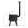 Ø44cm Uchag 2mm Stahl Abzugsrohr mit Adapter-Ringe 10L Kazan Gusseisen WOK Kasan Utschak Utschag Feldküche Feuerstelle Campingofen Außenküche Eintopfofen