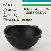 Ø40cm Uchag 2mm Stahl Abzugsrohr Adapter-Ringe 12L Kazan Feuerstelle Kasan Kessel Utschag Utschak-Ofen Feldküche  Campingofen Außenküche Eintopfofen Schaumkelle Grillfächer Orientalischer Teller