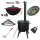Ø40cm Uchag 2mm stahl Utschak-Ofen Adapter-Ringe Abzugsrohr 12L Kazan rund Kasan Utschag Feldküche Feuerstelle Campingofen Außenküche Eintopfofen Schaumkelle Grillfächer Orientalischer Teller
