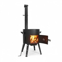 Ø49cm Uchag 2mm Stahl Rohr Adapter-Ringe 22L Kazan Gusseisen Kasan Utschag Utschak Feldküche Feuerstelle Campingofen Außenküche Eintopfofen Schaumkelle Grillfächer Orientalischer Teller