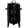 Räucher Ofen - Rund Holzkohlegrill - Camping Mini Tisch Smoker Schrank BBQ aus Stahl
