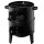Räucher Ofen - Rund Holzkohlegrill - Camping Mini Tisch Smoker Schrank BBQ aus Stahl