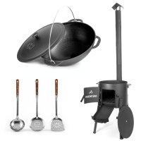 Komplettset 12 L Uchag 2 mm Stahl mit Abzugsrohr...