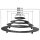 Ø40cm Uchag 2mm stahl Utschak-Ofen Adapter-Ringe Abzugsrohr 12L Kazan eben Kasan Utschag Feldküche Feuerstelle Campingofen Außenküche Eintopfofen Schaumkelle