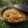 Utschag Feuerstelle Ø36cm aus 2mm Stahl mit 10L Gusseisen Kazan Set – Outdoor Ofen, Feldküche, Camping Grill inkl. Rauchrohr, Seitentisch & Zubehör