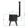 Ø36cm Uchag 2mm stahl Utschak-Ofen Adapter-Ringe Abzugsrohr 10L Kazan eben Kasan Kessel Utschag Feldküche Feuerstelle Campingofen Außenküche Eintopfofen