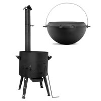 Ø40 Uchag 2mm Stahl mit Abzugsrohrmit mit 15L...