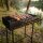 Holzkohlegrill für 11 Spieße Mangal BBQ Schaschlik Grill Außenküche Campen Garten Schaschlikgrill Grillkamin Standgrill