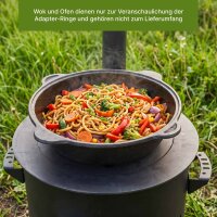 Adapter - Ringe für Eintopfofen Utschak Herdplatte für Feuerkessel Kasan Adaptierung Kazan