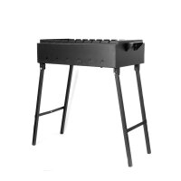 Mangal Klappbar 2 mm Stahl Holzkohlegrill BBQ für Spieße oder Grillrost Schaschlik Shashlychnik Grill ideal für Garten, Camping & Picknick