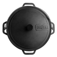 Klappbarer Schaschlikgrill 2 mm Stahl, 90 cm lang, Holzkohlegrill für 14 Spießen Adapter Ringe 6L Kazan aus Gussesen BBQ Mangal