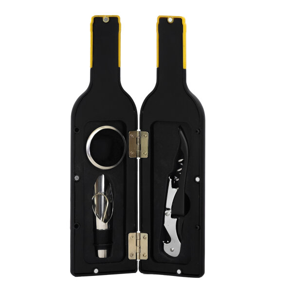 Weinzubehör 3 tlg. Korkenzieher Weinset Weinöffner Geschenkset Weinaccessoires
