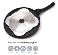 Ø26cm Pancakes Bratpfanne Pancake Pfannkuchen 3-fache Beschichtung Spiegeleier Oladji Marmour