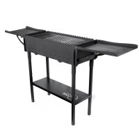 Premium Mangal mit Deckel 3 mm Stahl 73 cm lang Holzkohlegrill Shashlychnik BBQ Mangal Schaschlikgrill