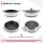 Kochtopf  Ø 24 - 28 cm – Edelstahl Induktion niedriger Topf mit Antihaft-Wabenstruktur, Glasdeckel & ergonomischen Griffen, spülmaschinenfest & langlebig