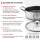 Kochtopf  Ø 24 - 28 cm – Edelstahl Induktion niedriger Topf mit Antihaft-Wabenstruktur, Glasdeckel & ergonomischen Griffen, spülmaschinenfest & langlebig