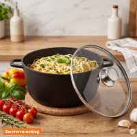 Kochtopf 2 - 19 L – Hochwertiger Aluguss-Suppentopf mit Antihaftbeschichtung, ideal für Induktion & Schmoren
